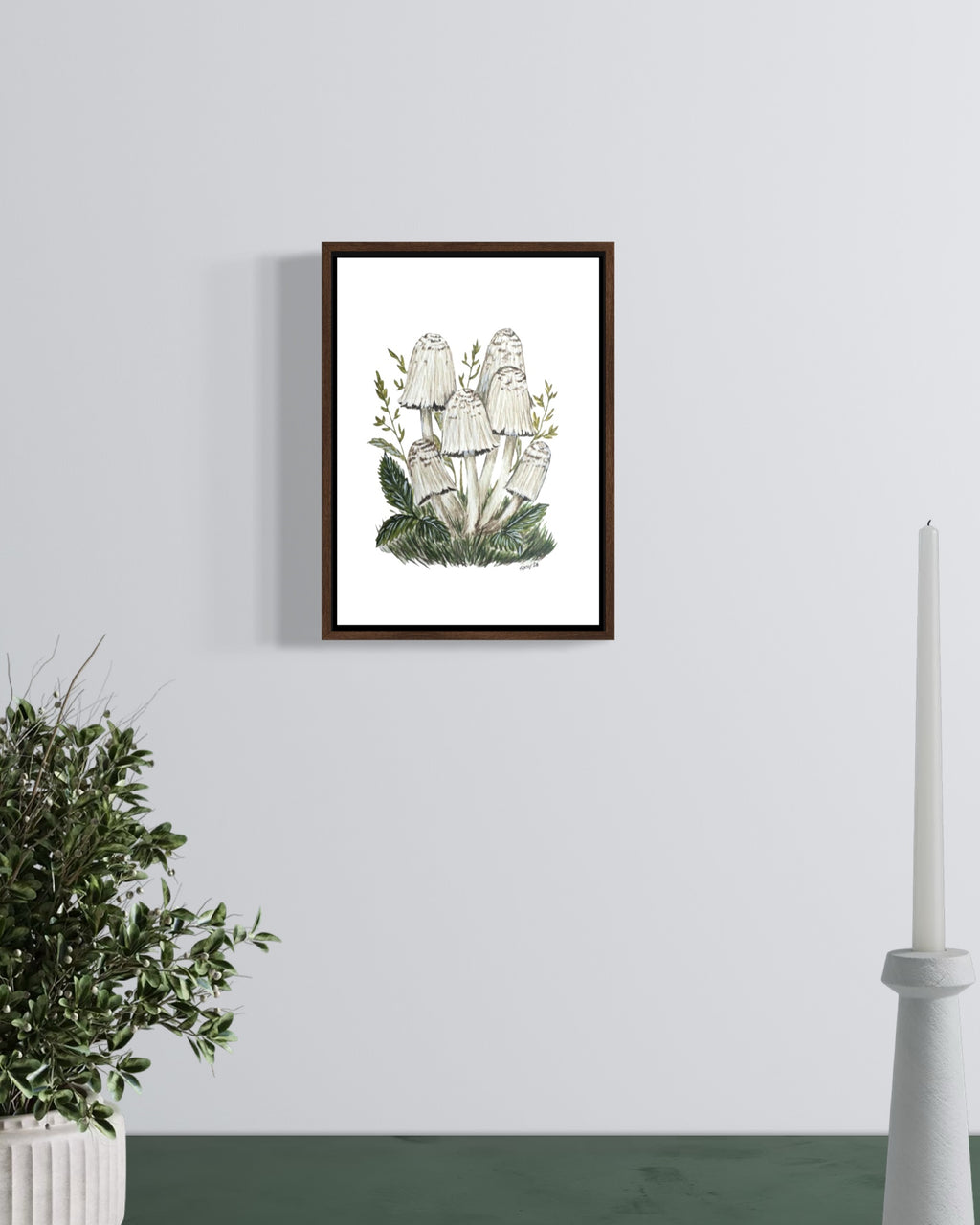 “Shaggy Mane in the Green” Print