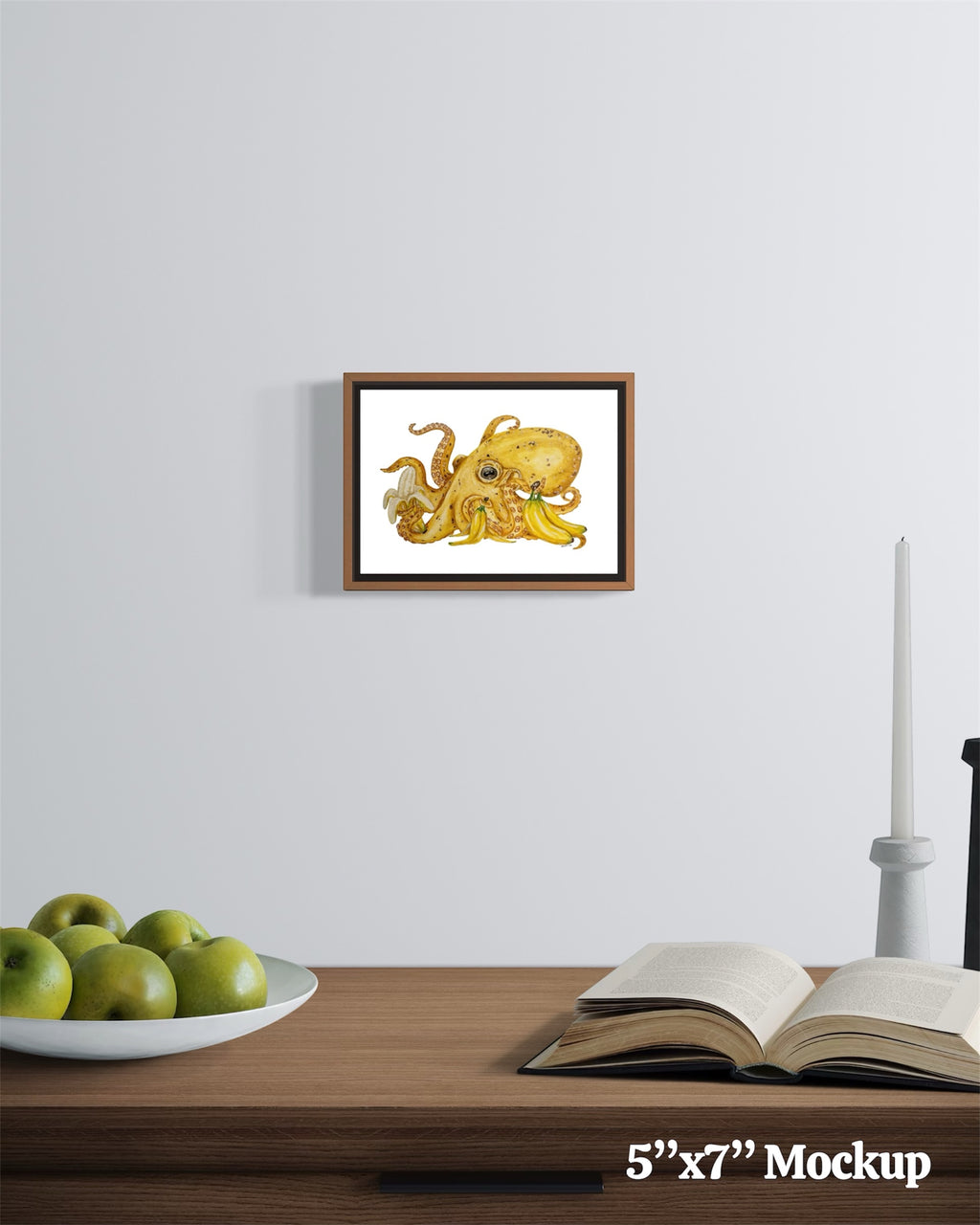 ”Yellow Banana Octopus” Print